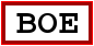 Image du panneau de la ville Boe