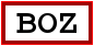 Image du panneau de la ville Boz