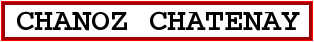 Image du panneau de la ville Chanoz Chatenay