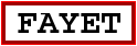 Image du panneau de la ville Fayet