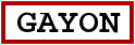 Image du panneau de la ville Gayon