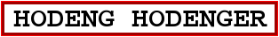 Image du panneau de la ville Hodeng Hodenger