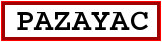Image du panneau de la ville Pazayac
