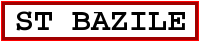 Image du panneau de la ville Saint Bazile
