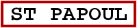 Image du panneau de la ville Saint Papoul